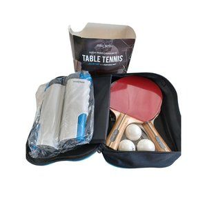 NIB New Portable Table Tennis Game Set Zip Nylon Storage Case Pro Spin Ping Pong